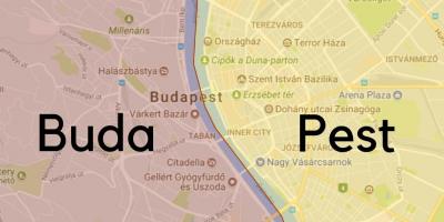 Budapest wyk kaart