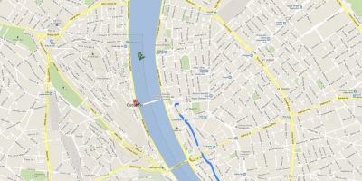Kaart van váci straat budapest