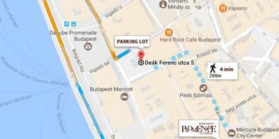 Kaart van budapest parkering