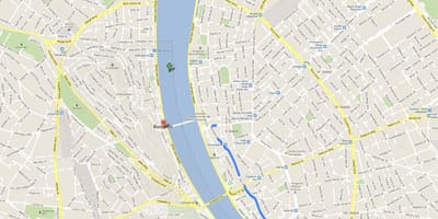 Kaart van váci straat budapest